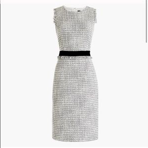 J.Crew Metallic Tweed Shift Dress